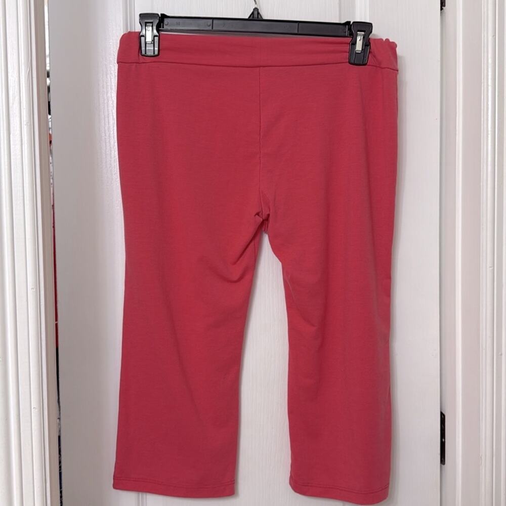 Pink Coral Cropped Pants Jogger Size XL - Picture 6 of 6